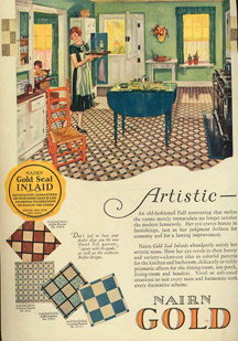 vintage flooring advert